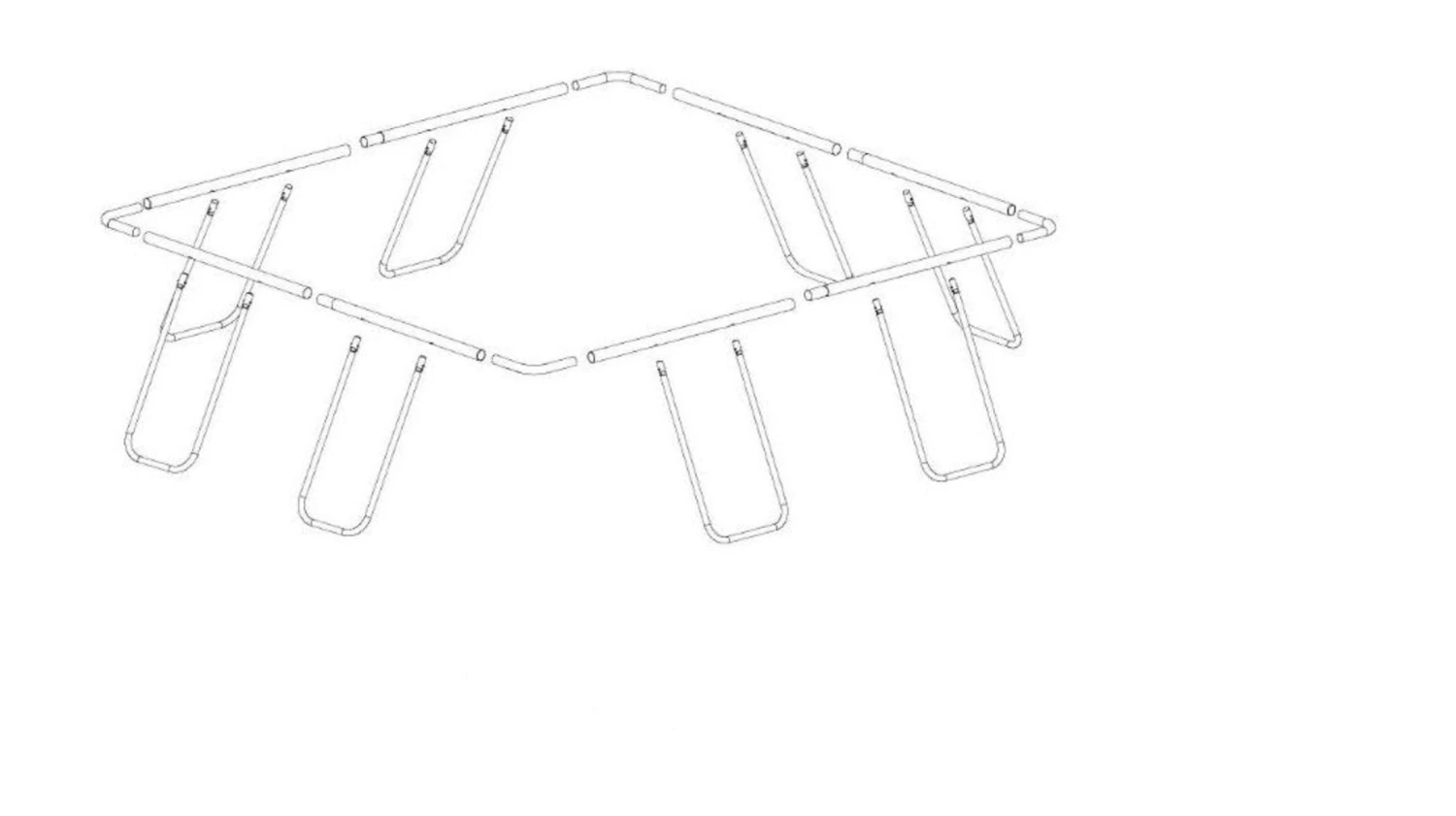 Half Frame For Rectangular Pool