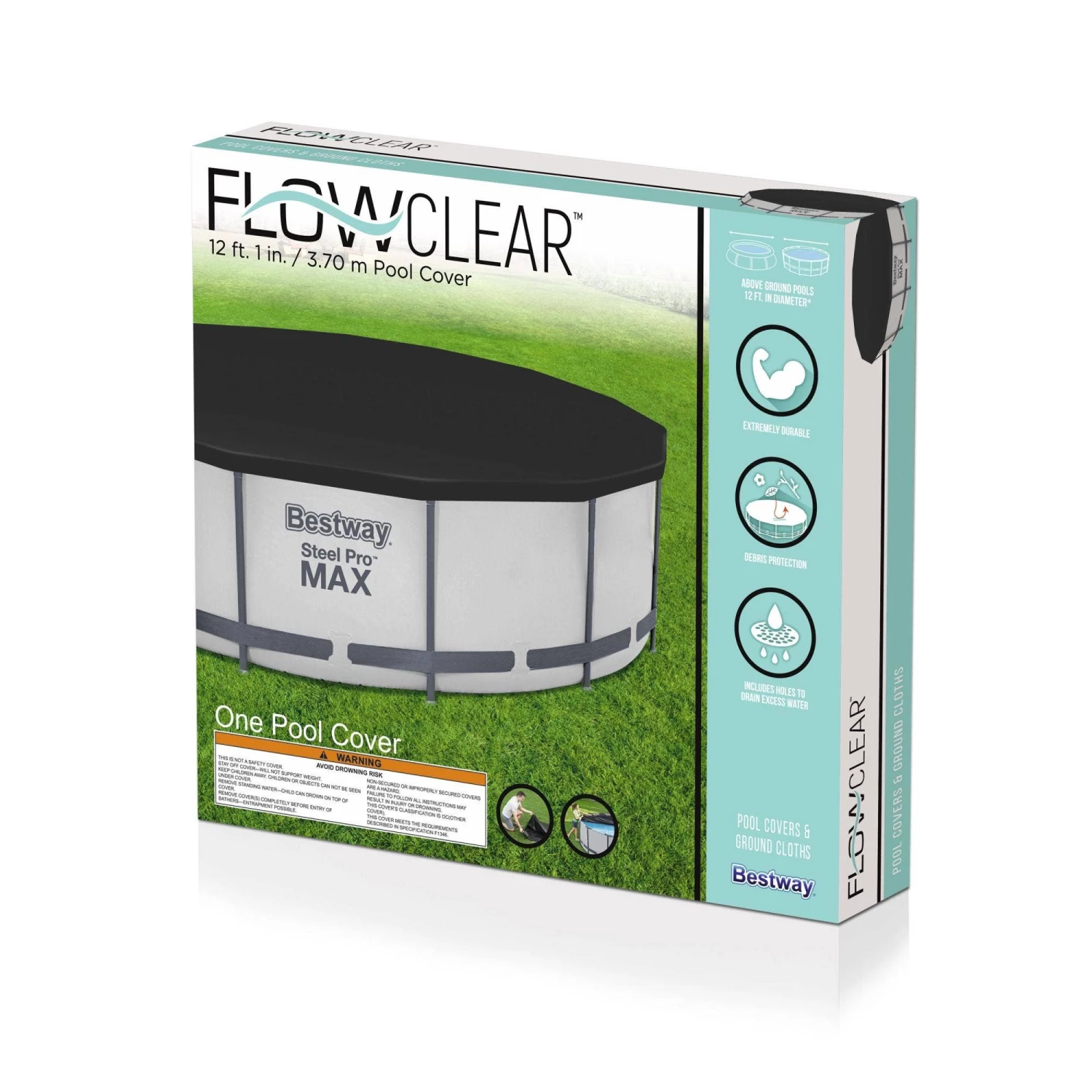 Flowclear 12' Pool Cover - Image 4