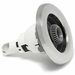 Waterway - Power Storm Snap-In Spa Jet Internals Directional Metal Escutcheon, Gray