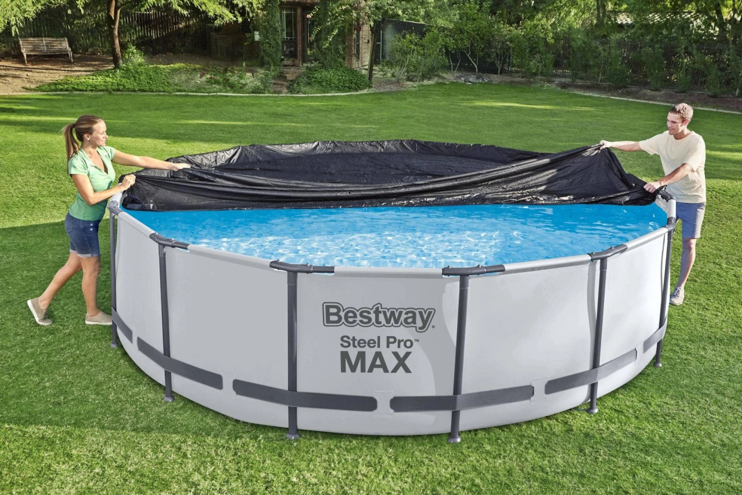 Flowclear 12' Pool Cover - Image 5