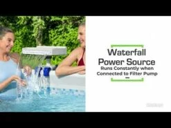 Flowclear Soothing LED Waterfall Above Ground Pool Accessory