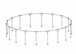 18' X 48" Half Pool Frame