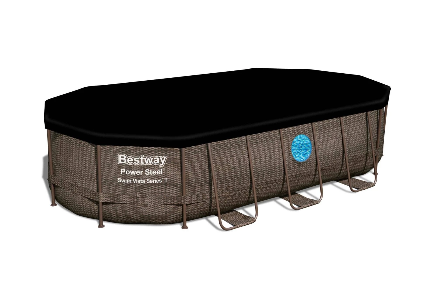 Bestway Power Steel Swim Vista Series II 17' X 10' X 42" Above Ground Pool Set - Image 4